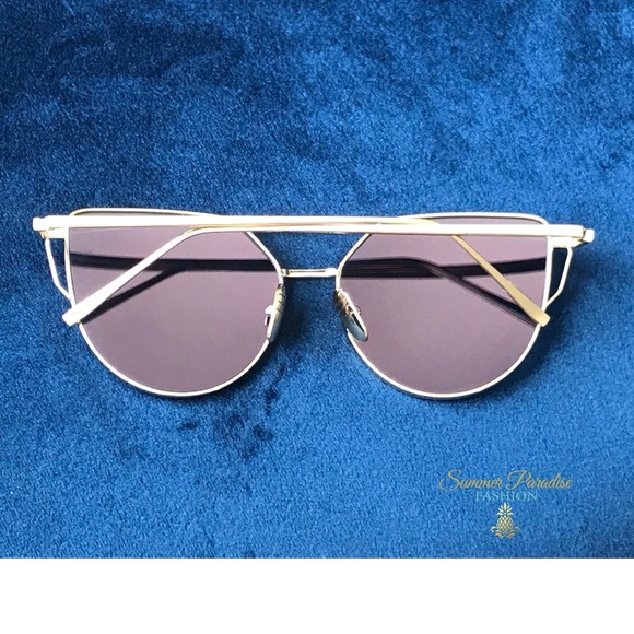 🆕 ROSE GOLD MIRRORED SUNGLASSES - Picture 3 of 4